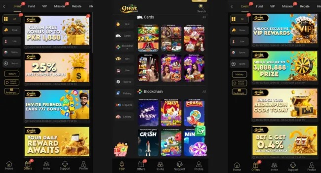 9 Win Game Download Deposit Free Bonus